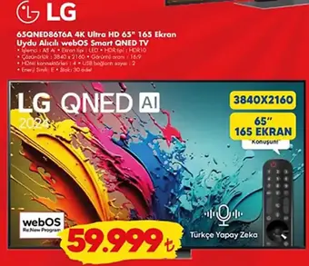 LG 65QNED86T6A 4K Ultra HD 65