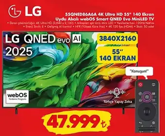 LG 55QNED86A6A 4K Ultra HD 55