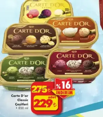 Carte D'or Petitebar Karamel / Çikolata 5x276 ml