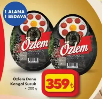 Özlem Dana Kangal Sucuk 200 g 1 Alana 1 Bedava