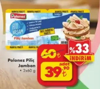 Polonez Piliç Jambon 2x60 g