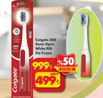 Colgate 360 Sonic Optic White Pilli Diş Fırçası