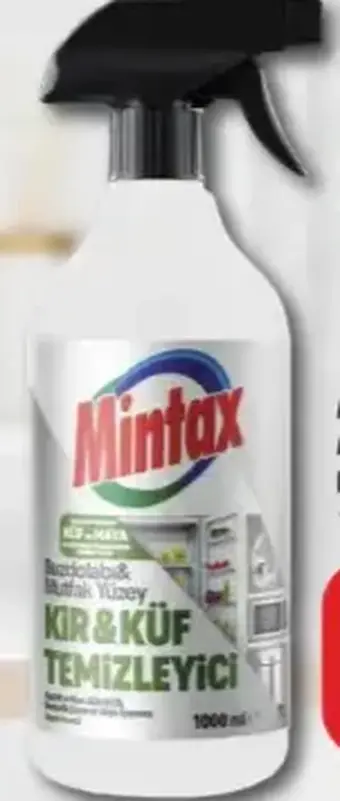 Mintax Buzdolabı Mutfak Yüzey Kir & Küf Temizleyici Sprey 1000 ml