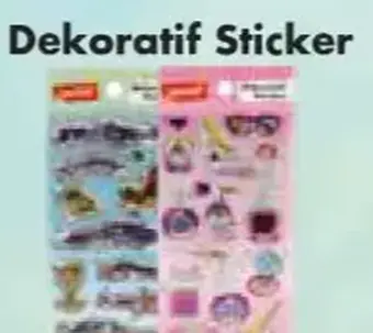 Dekoratif Sticker