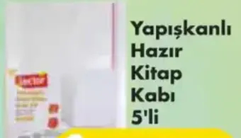 Yapışkanlı Hazır Kitap Kabı 5'li