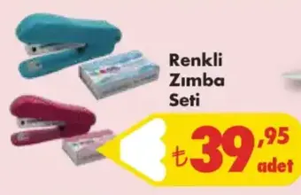 Renkli Zımba Seti