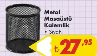 MAS Metal Masaüstü Kalemlik Siyah