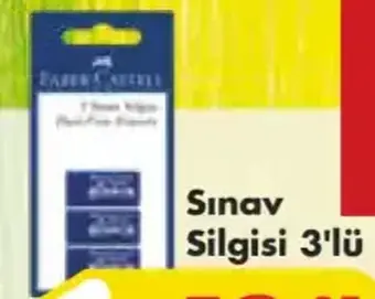 Faber-Castell Sınav Silgisi 3'lü