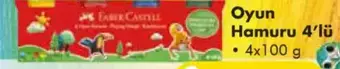 Faber-Castell Oyun Hamuru 4'lü 4x100 g