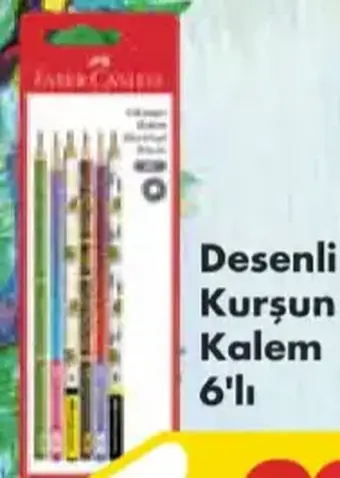 Faber-Castell Desenli Kurşun Kalem 6'lı