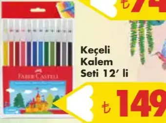 Faber-Castell Keçeli Kalem Seti 12'li