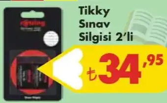 Rotring Tikky Sınav Silgisi 2'li