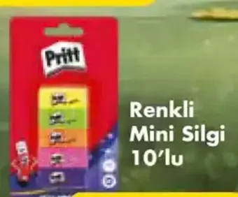 Pritt Renkli Mini Silgi 10'lu
