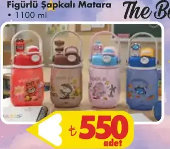 The Bottle Figürlü Şapkalı Matara 1100 ml