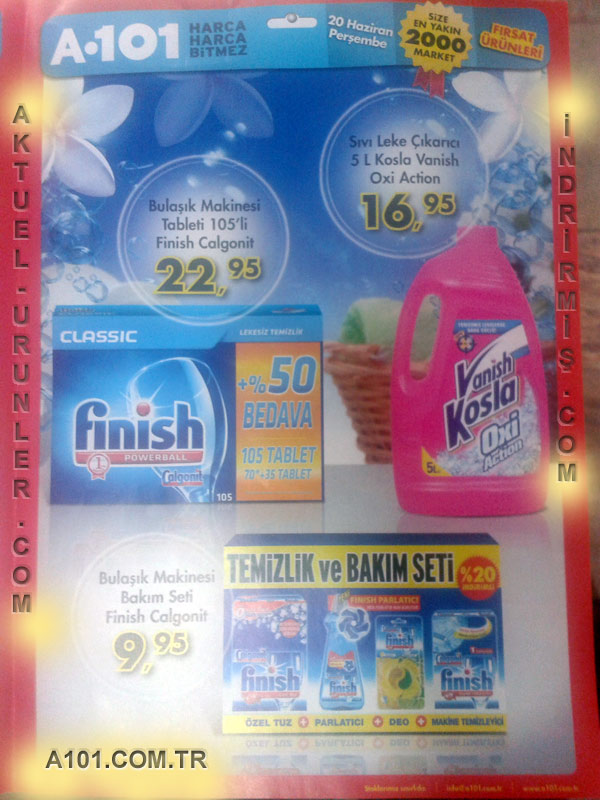 20 HAZİRAN 2013 A101 AKTÜEL