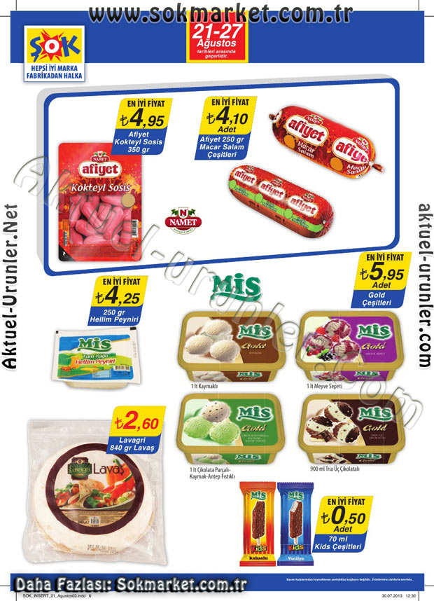Şok arket 21 Ağustos 2013 Aktüel Ürünleri 06