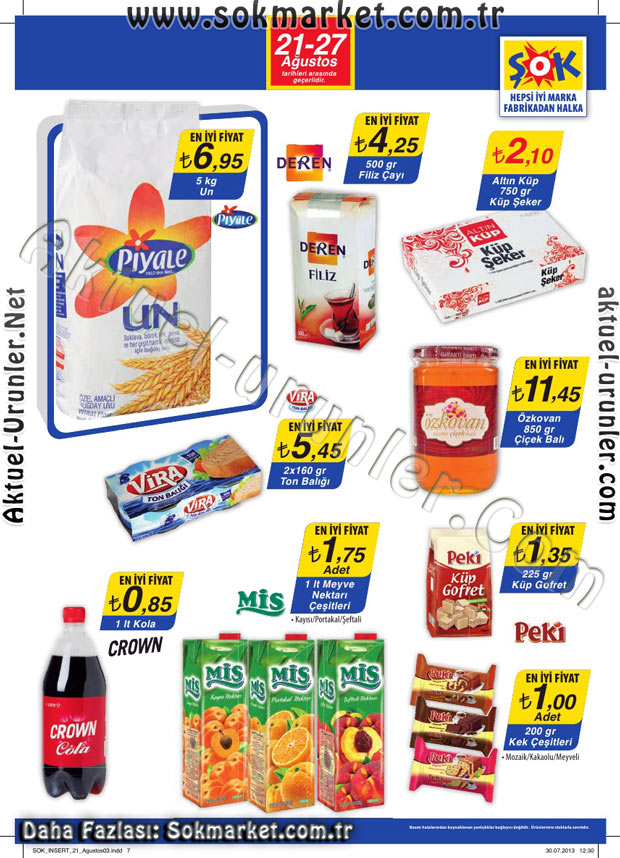 Şok arket 21 Ağustos 2013 Aktüel Ürünleri 07
