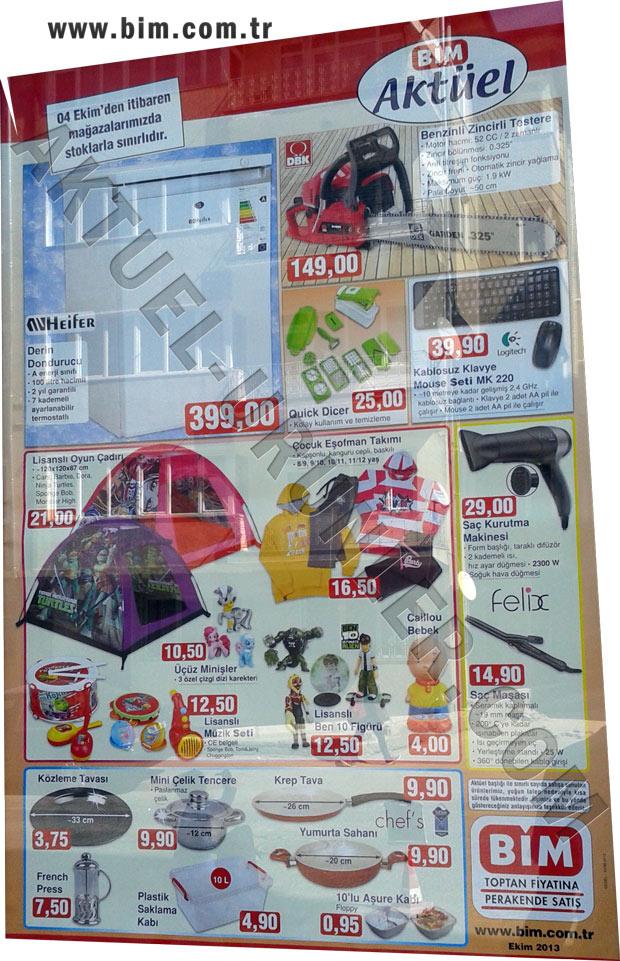 Bim Aktüel 4 Ekim 2013 Katalogları 1
