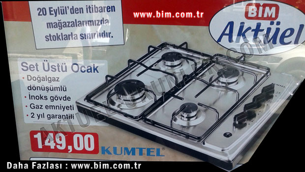 Bim Kumtel Set Üstü Ocak