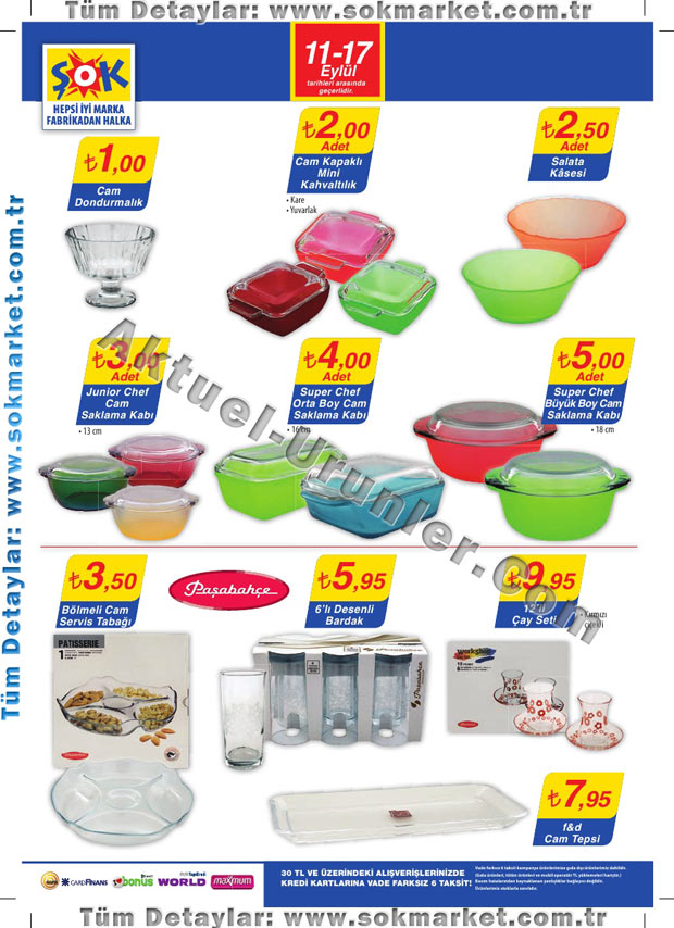 Şok Market 11 Eylül 2013 Fırsat Kataloğu Sayfa 2