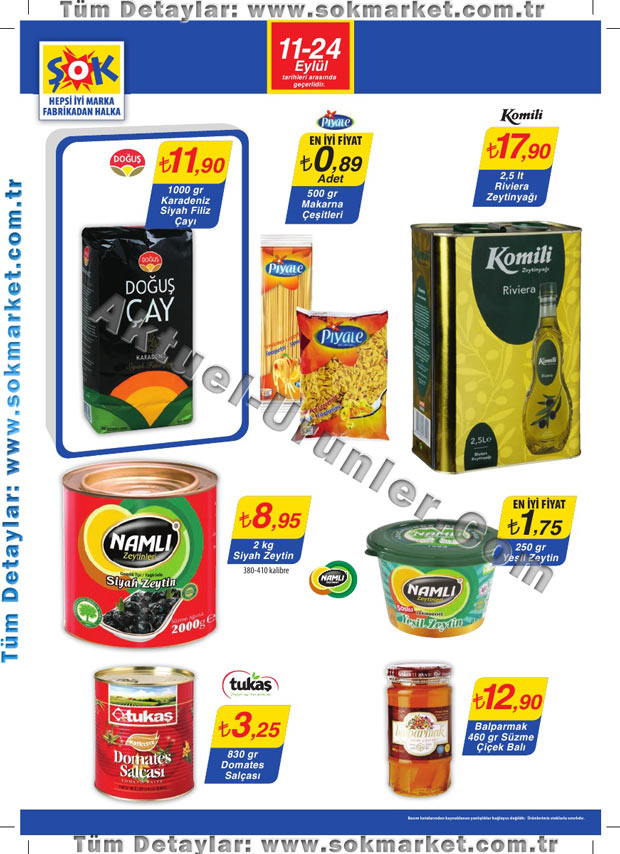 Şok Market 11 Eylül 2013 Fırsat Kataloğu Sayfa 6