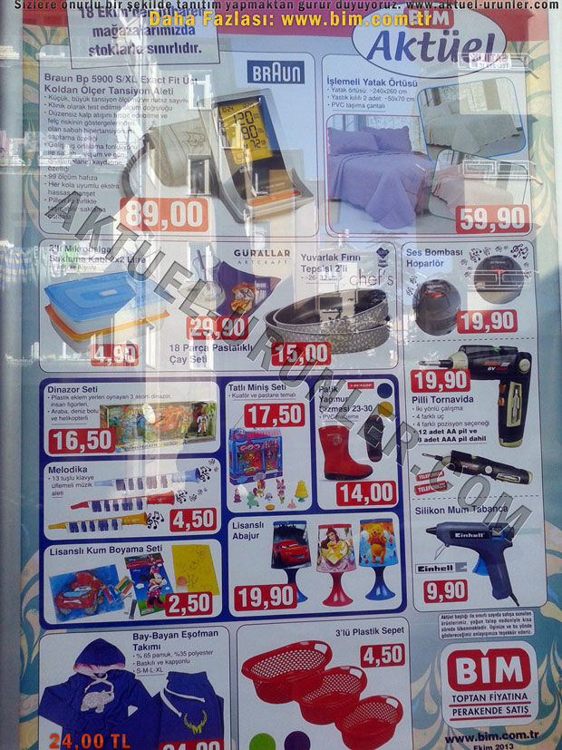 Bim 18 Ekim 2013 Aktüel Kataloğu