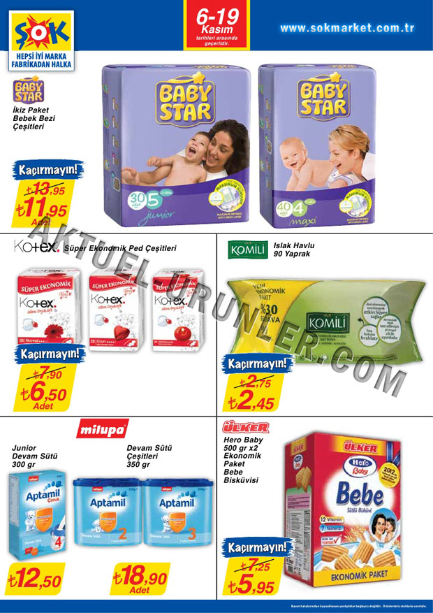 ŞOK Market 6 Kasım 2013 Fırsat Kataloğu Sayfa 10