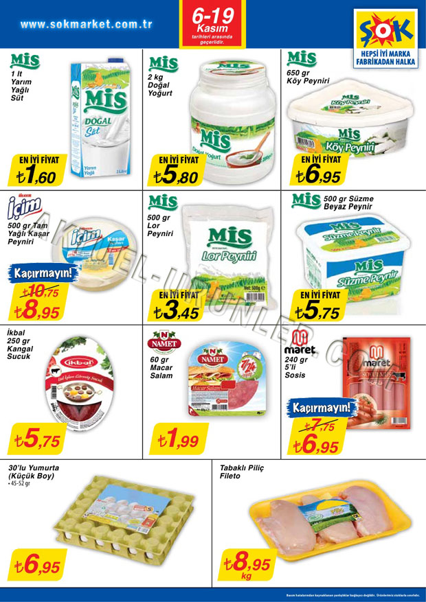 ŞOK Market 6 Kasım 2013 Fırsat Kataloğu Sayfa 5