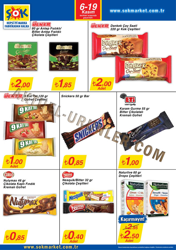 ŞOK Market 6 Kasım 2013 Fırsat Kataloğu Sayfa 8