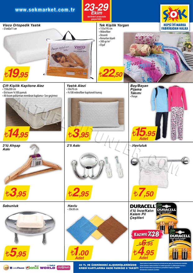 Şok Market 23 Ekim 2013 Aktüel Fırsatları Sayfa 3