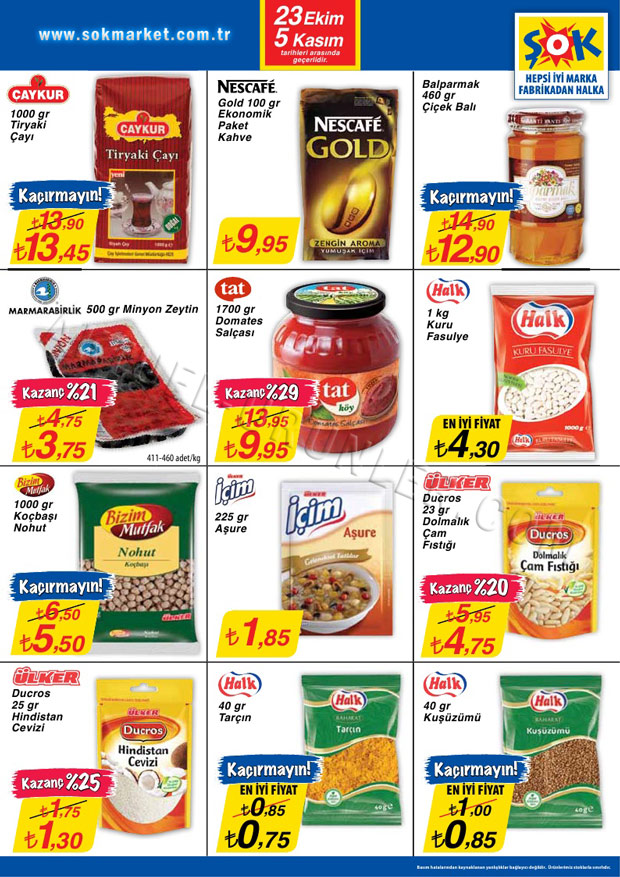 Şok Market 23 Ekim 2013 Aktüel Fırsatları Sayfa 5