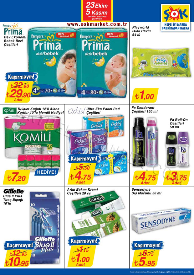 Şok Market 23 Ekim 2013 Aktüel Fırsatları Sayfa 7