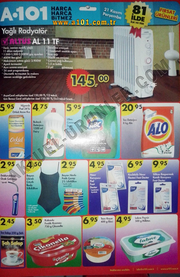 A101 21 Kasım 2013 Aktüel Katalogları 3