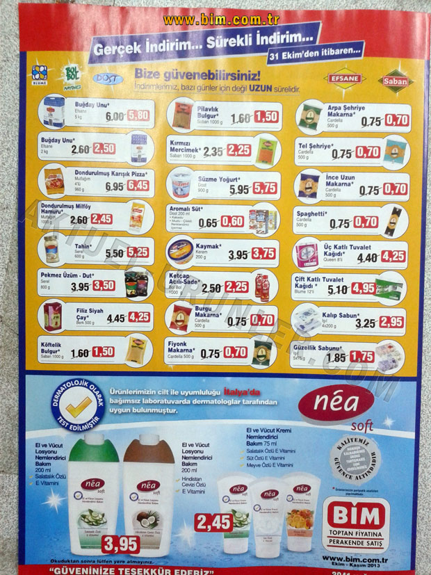 Bim 15 Kasım 2013 Aktüel Kataloğu sayfa 4