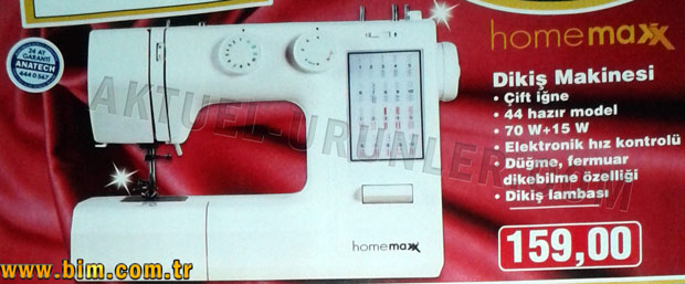 HomeMaxx Dikiş Makinesi Bim Aktüel