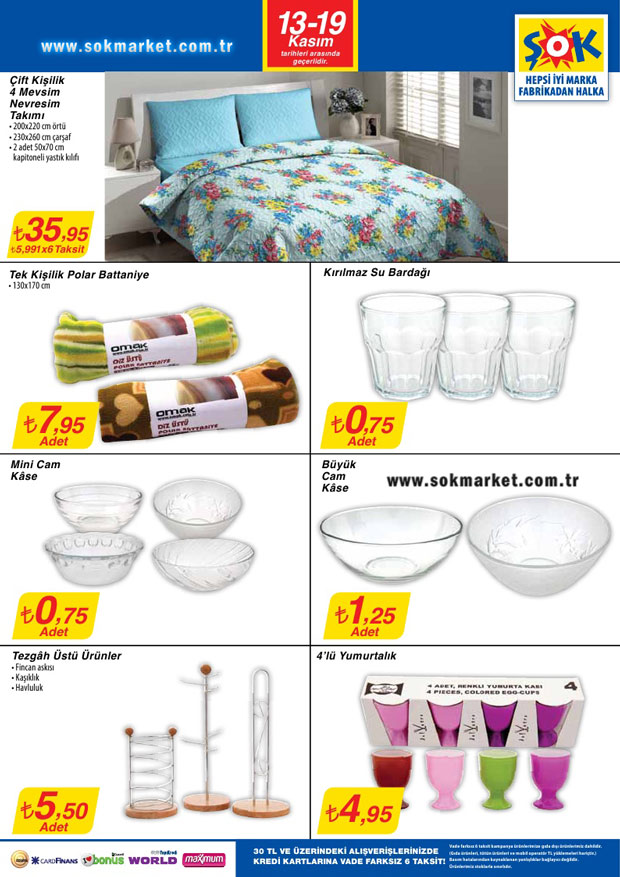 ŞOK MARKET 13 Kasım 2013 FIRSAT Katalogu 3