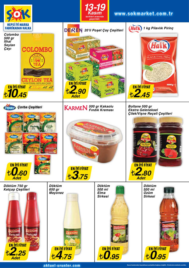ŞOK MARKET 13 Kasım 2013 FIRSAT Katalogu 6