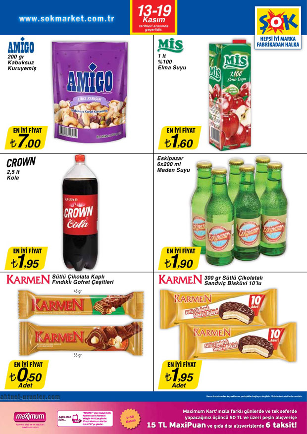 ŞOK MARKET 13 Kasım 2013 FIRSAT Katalogu 7