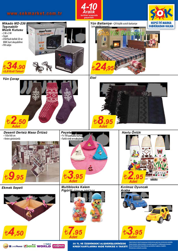 Şok 4 Aralık 2013 Aktüel Katalogları 3