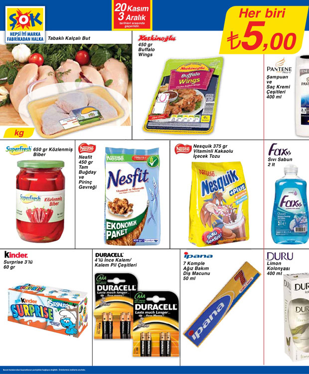 Şok Market 20 Kasım 2013 Aktüel Katalogu 7