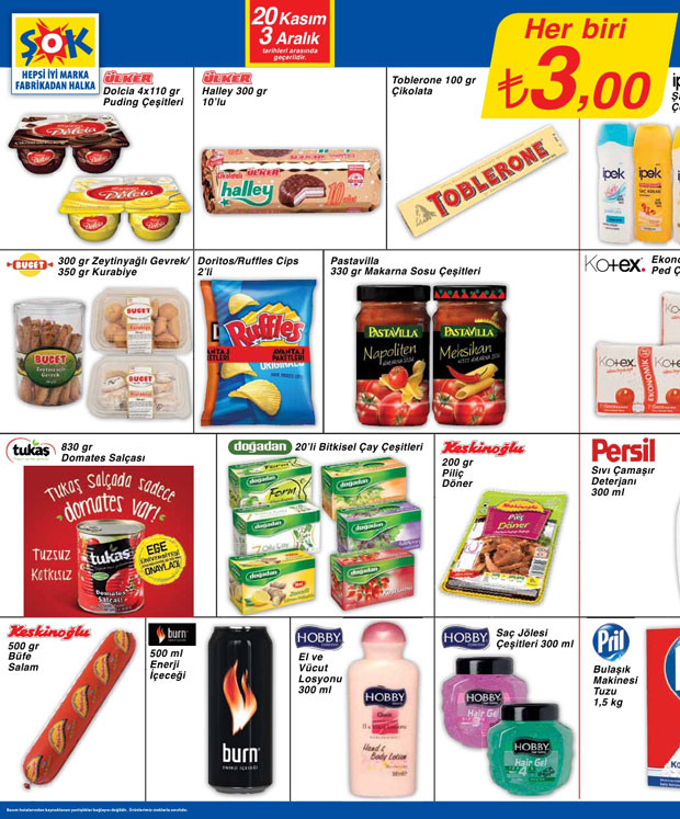 Şok Market 20 Kasım 2013 Aktüel Katalogu 9