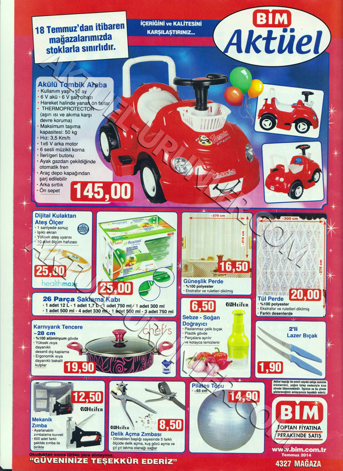 Bim 18 Temmuz 2014 Aktüel Katalog Sf-01