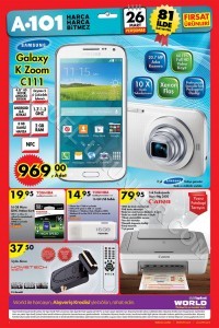 A101 26 Mart 2015 Aktüel Ürünler Katalogu