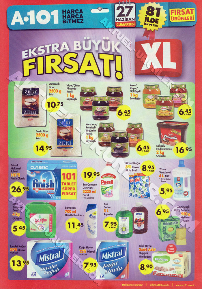 A101 27 Haziran 2015 Aktüel Ürünler Kataloğu XL 1