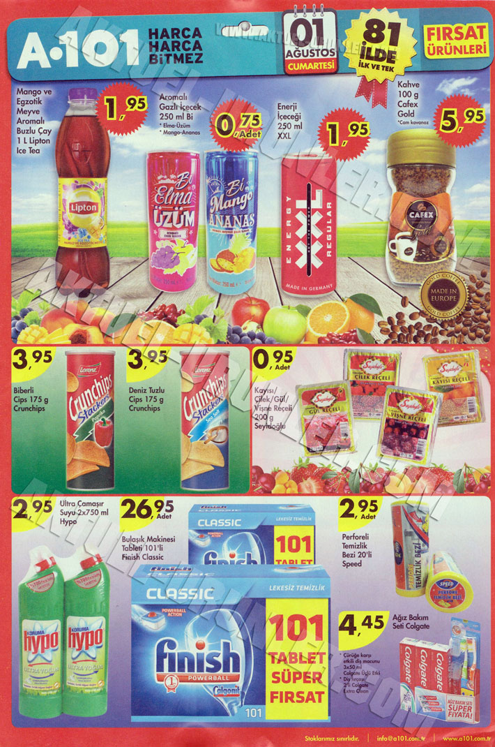 A101 1 Ağustos 2015 Hafta Sonu İlk Aktüel 1