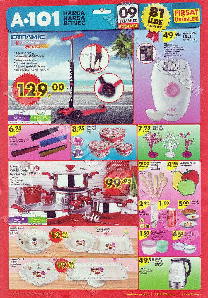 A101 9 Temmuz 2015 Aktüel Ürünleri Scooter 4
