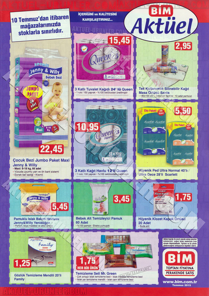 Bim 10 Temmuz Temizle Hijyen Aktüel Katalog 3