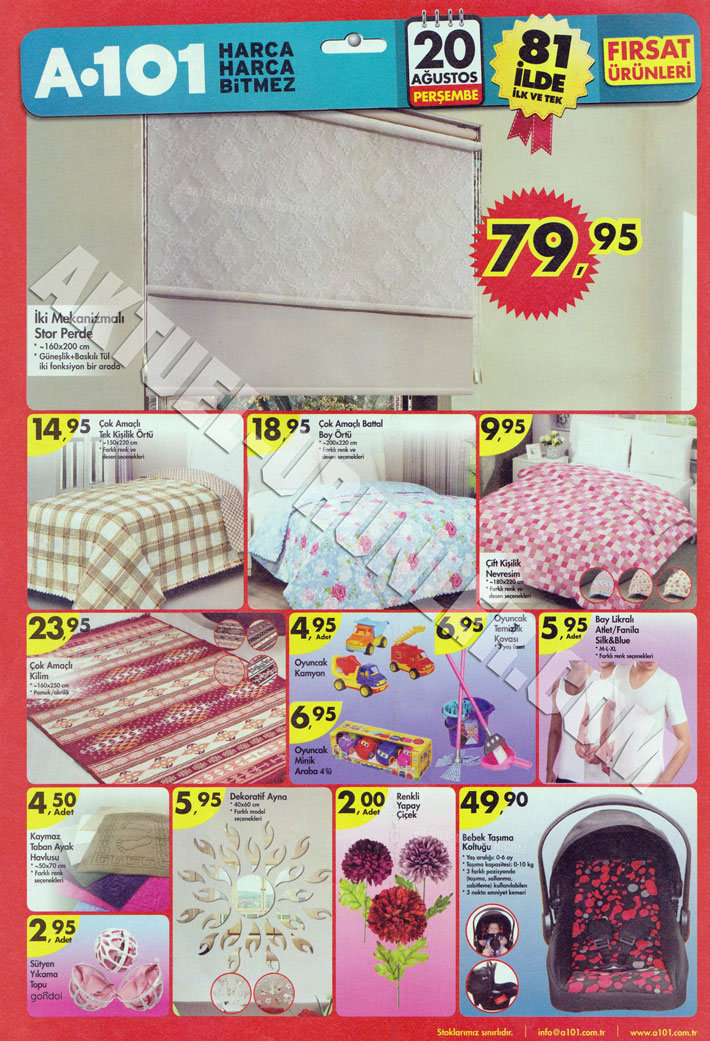 A101 20 Ağustos Aktüel Ürün Katalogu Stor-3