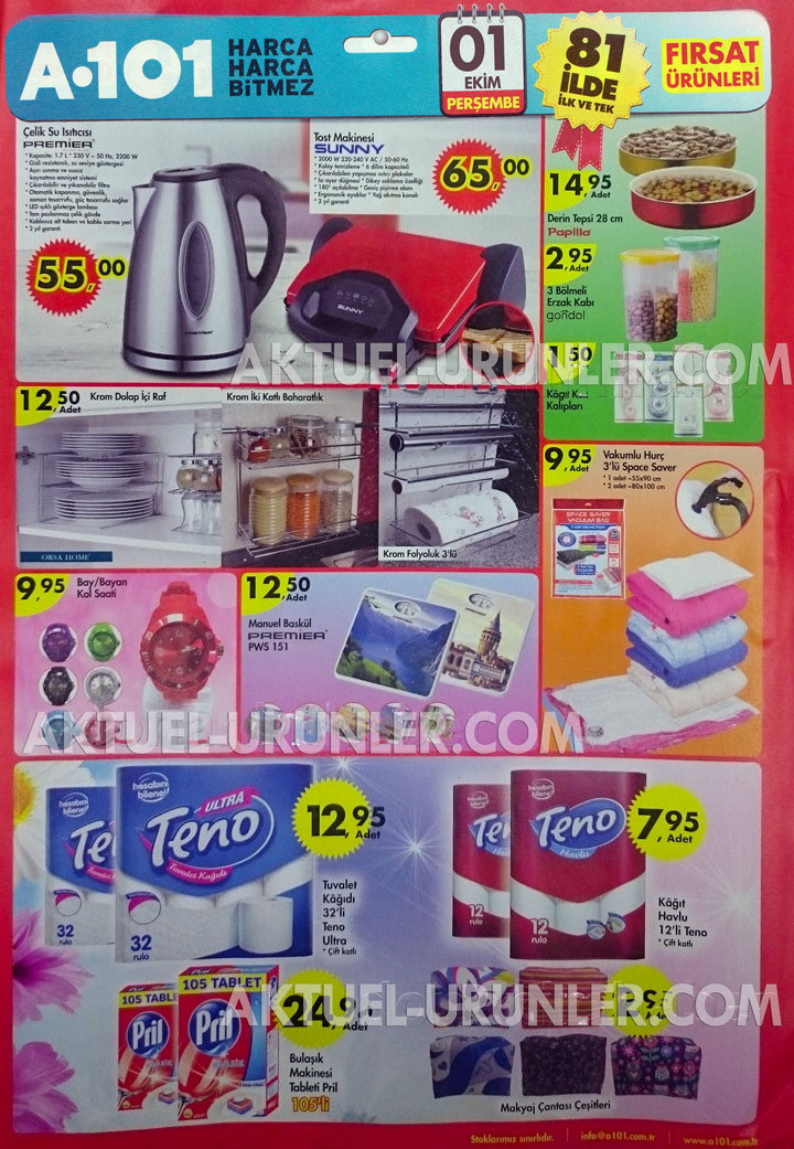 A101 1 Ekim 2015 Aktüel Ürün Mutfak Gereçleri 2