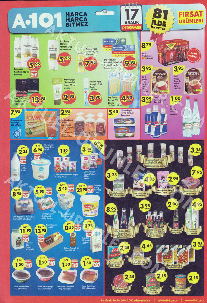 A101 17 Aralık Aktüel Ürün Katalogu 4 – İndirimli Ürünler